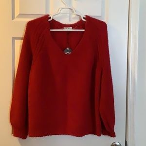 Women’s V-Neck Ava & Viv Plus Size Pullover Sweater